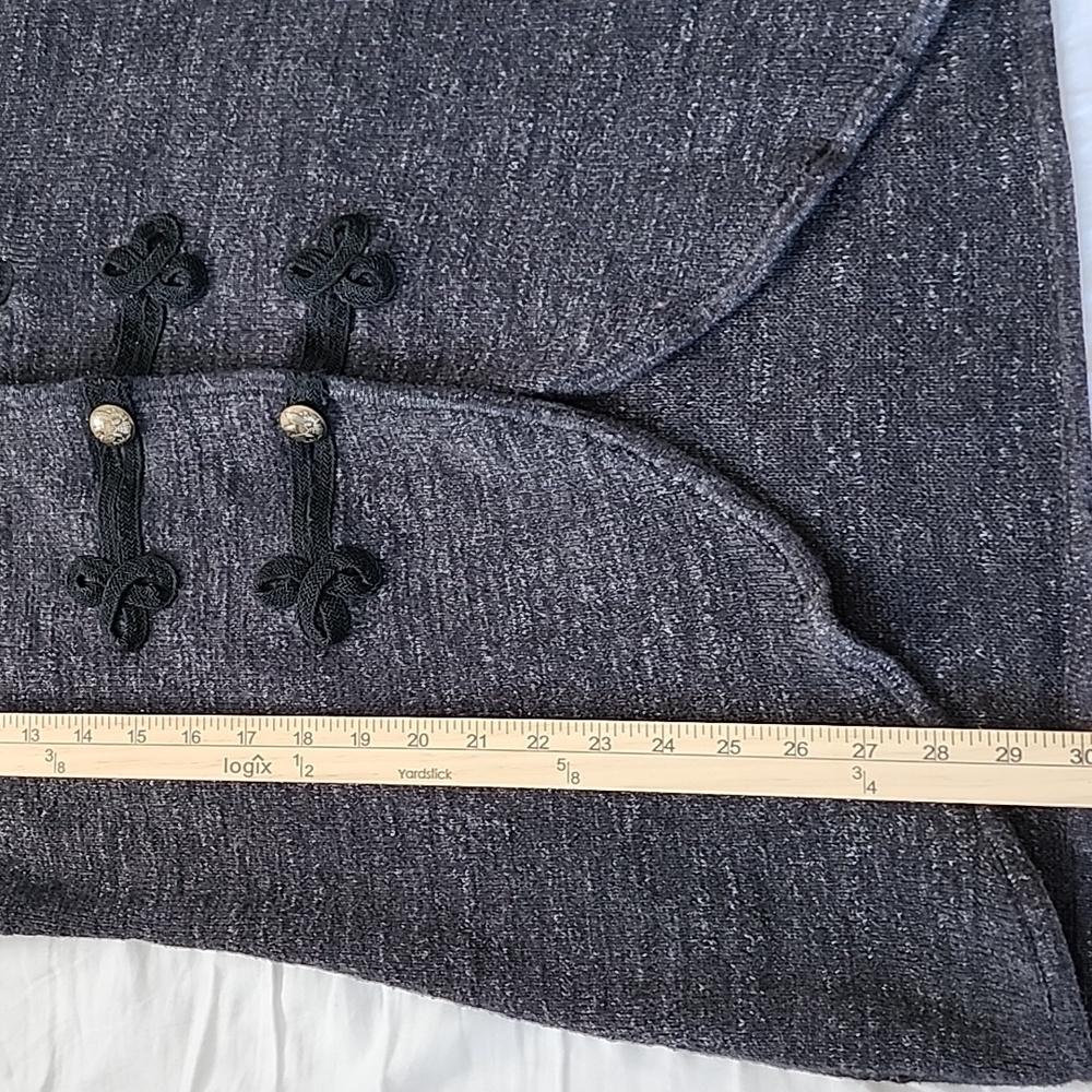 Lauren Ralph Lauren Military Style Sweater Jacket Gold Buttons - Picture 12 of 13
